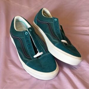Vans Teal Old Skool Comfy Cush Skate Shoes